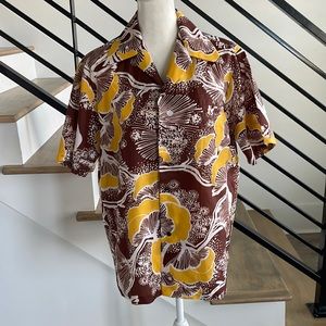 Vintage Malihini Hawaiian Men’s Shirt Aloha Hawaii Size Medium
